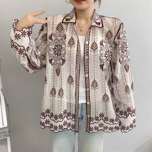 Beautiful Trendy Embroidery Work Pure Cotton Top