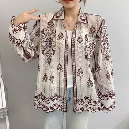 Beautiful Trendy Embroidery Work Pure Cotton Top